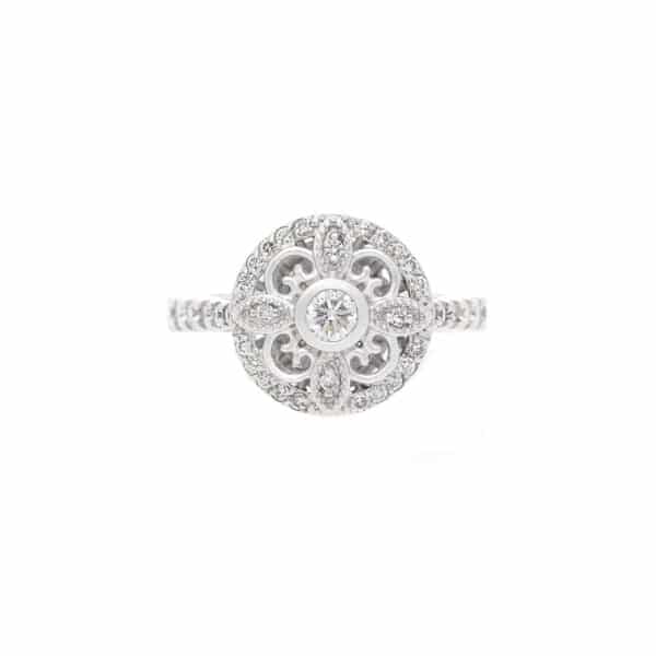 Circle Diamond Ring