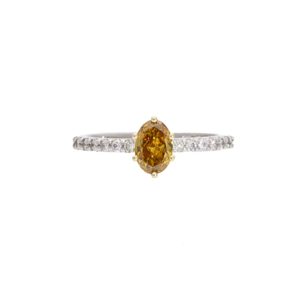 Cognac Diamantring
