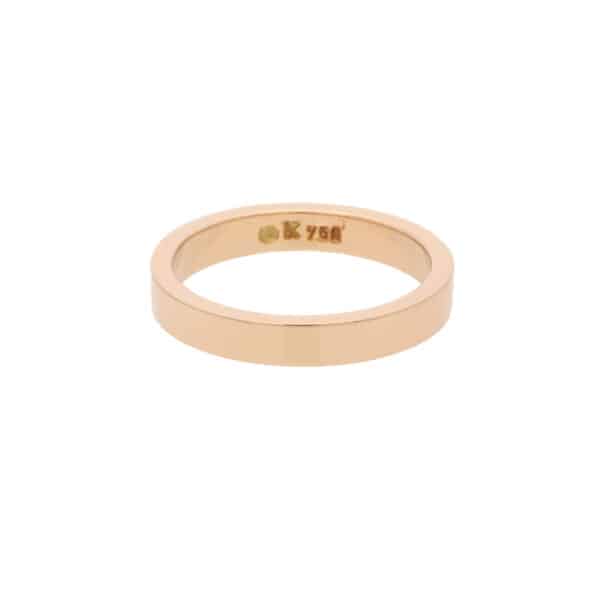 Flat Wedding Band