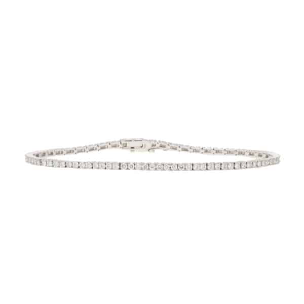 White Gold Tennis Bracelet