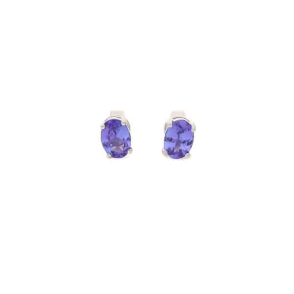 Oval Tanzanite Earrings