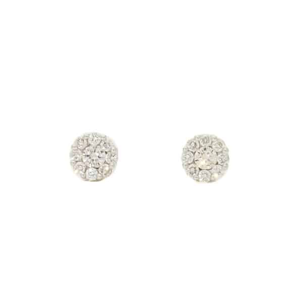 DIAMOND FLOWER EARRINGS