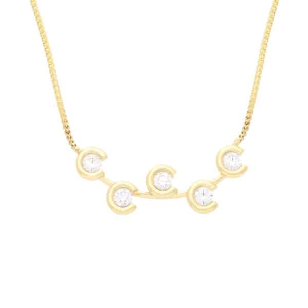 Cluster Diamond Necklace