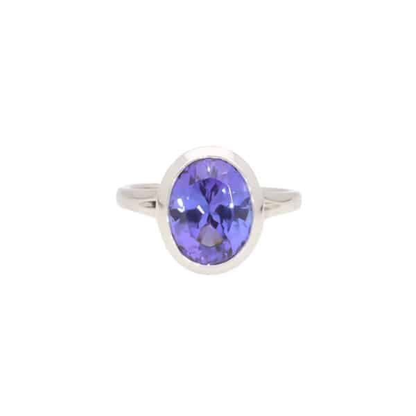Oval Tanzanite Ring