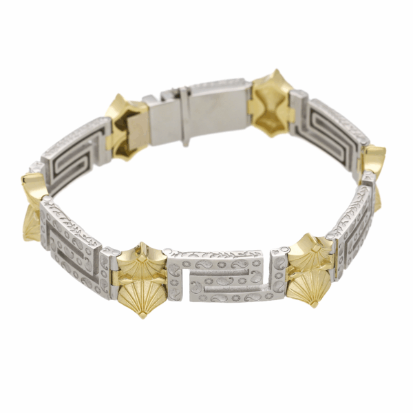 Art Deco und Nouveau Armband mit Paisley Details