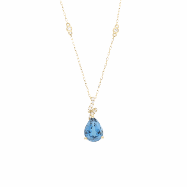 London Blue Topaz Necklace