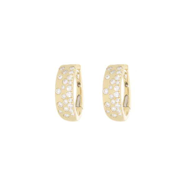Scattered Diamond Earrings