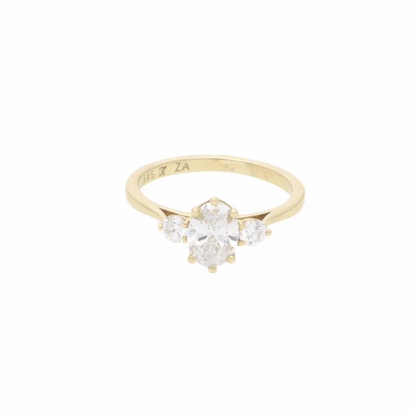 Lab-Grown Diamond Trilogy Ring