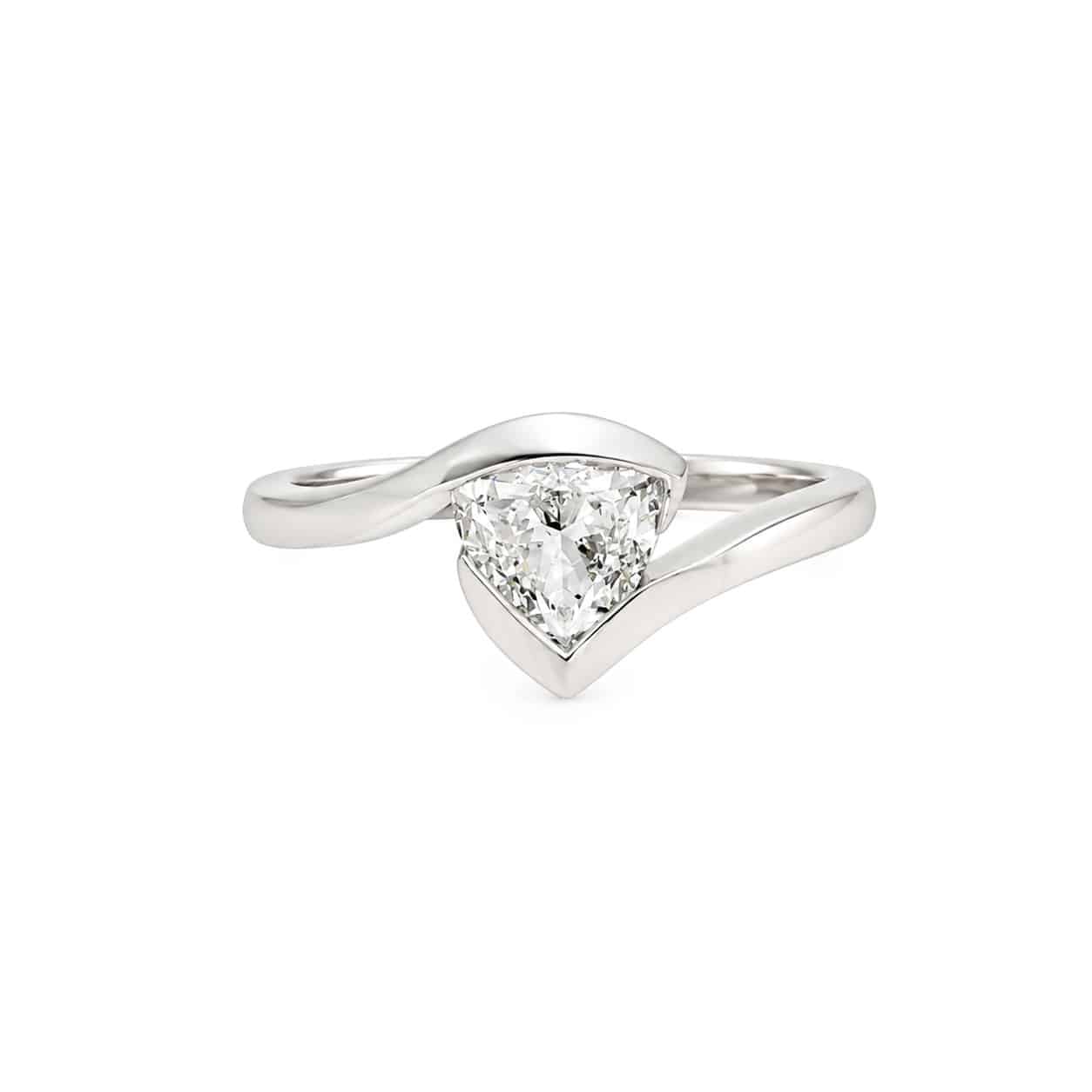 Trillian Diamond Ring in Platinum