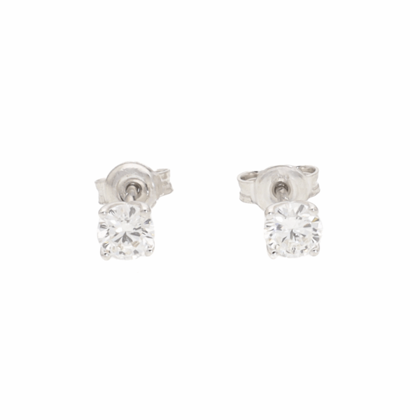 White Gold Studs 0.60ct