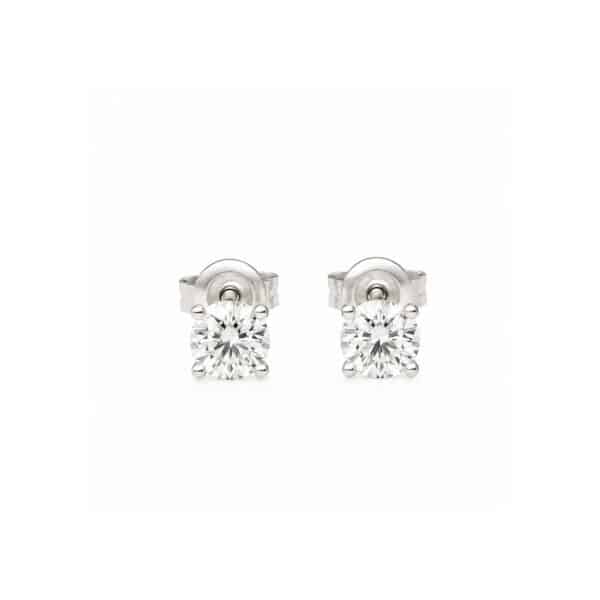 White Gold Studs 0.60ct