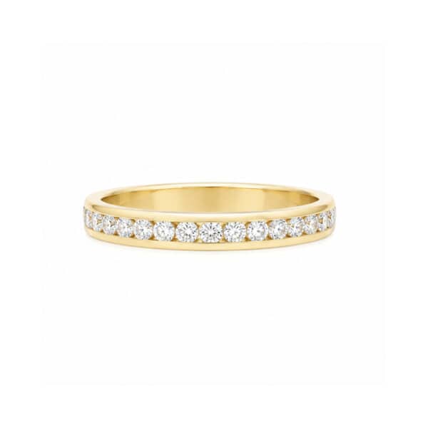 Gold Channel-Set Ring