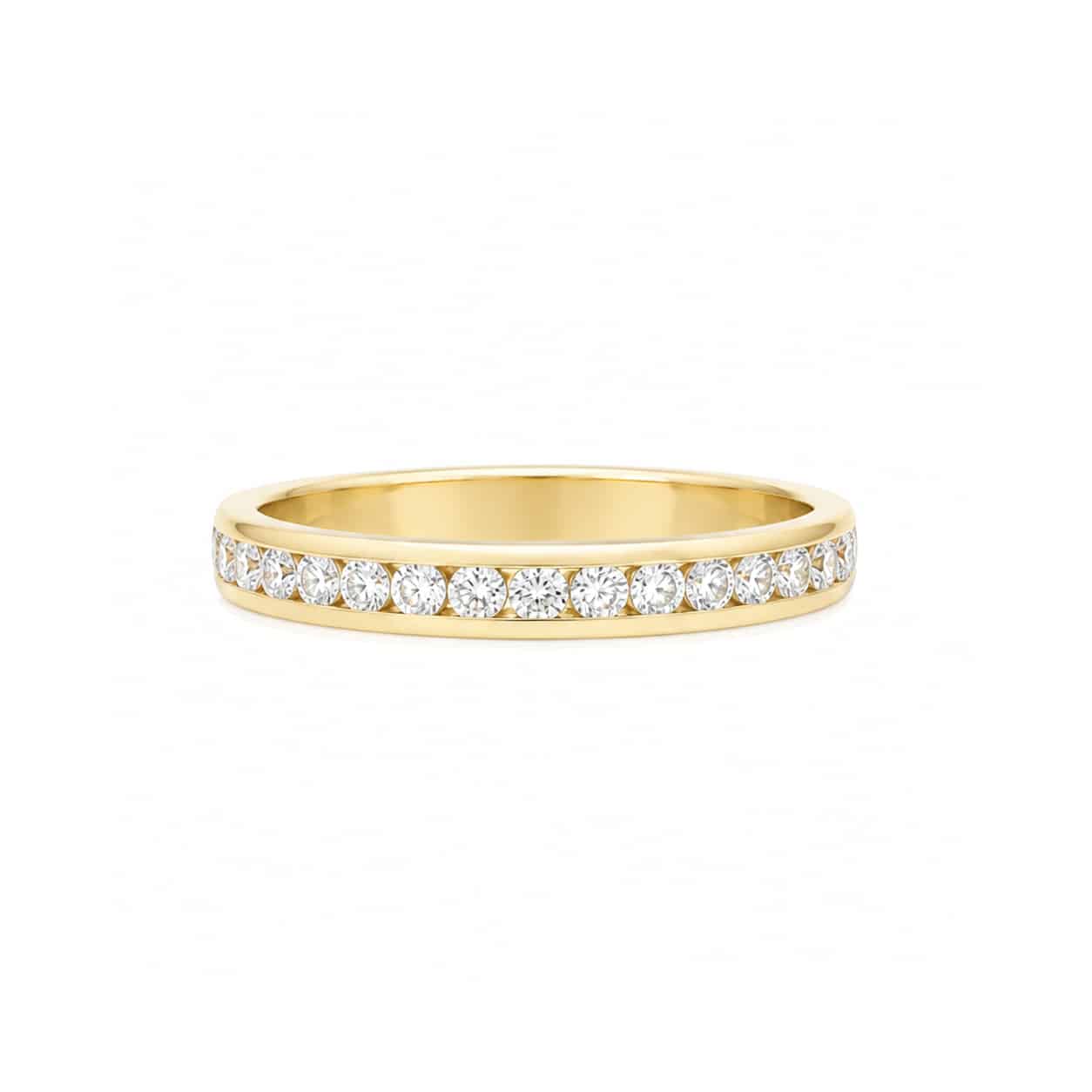 Gold Channel-Set Ring