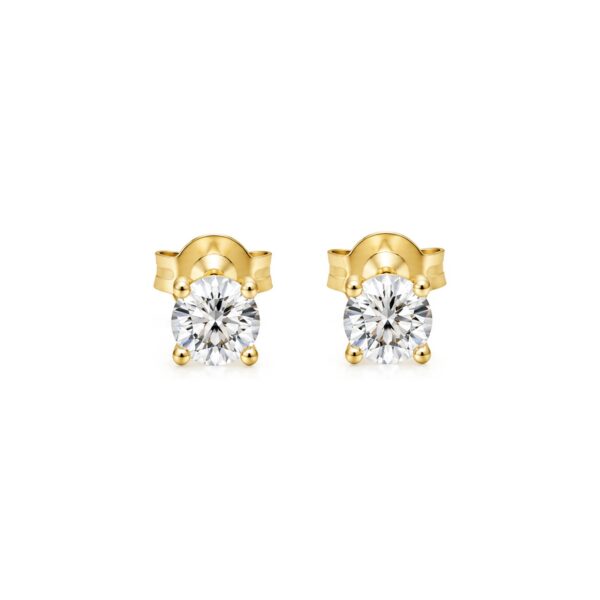 Yellow Gold Studs 0.20ct