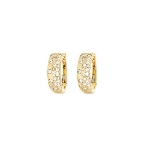 Scattered Diamond Earrings