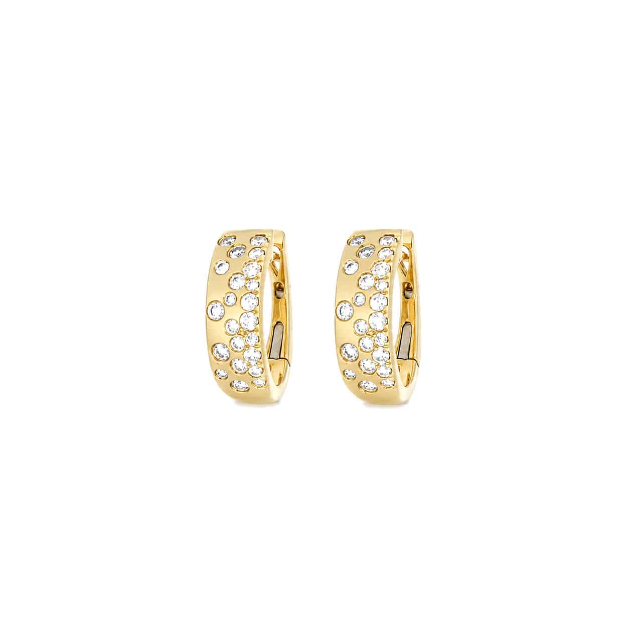 Scattered Diamond Earrings