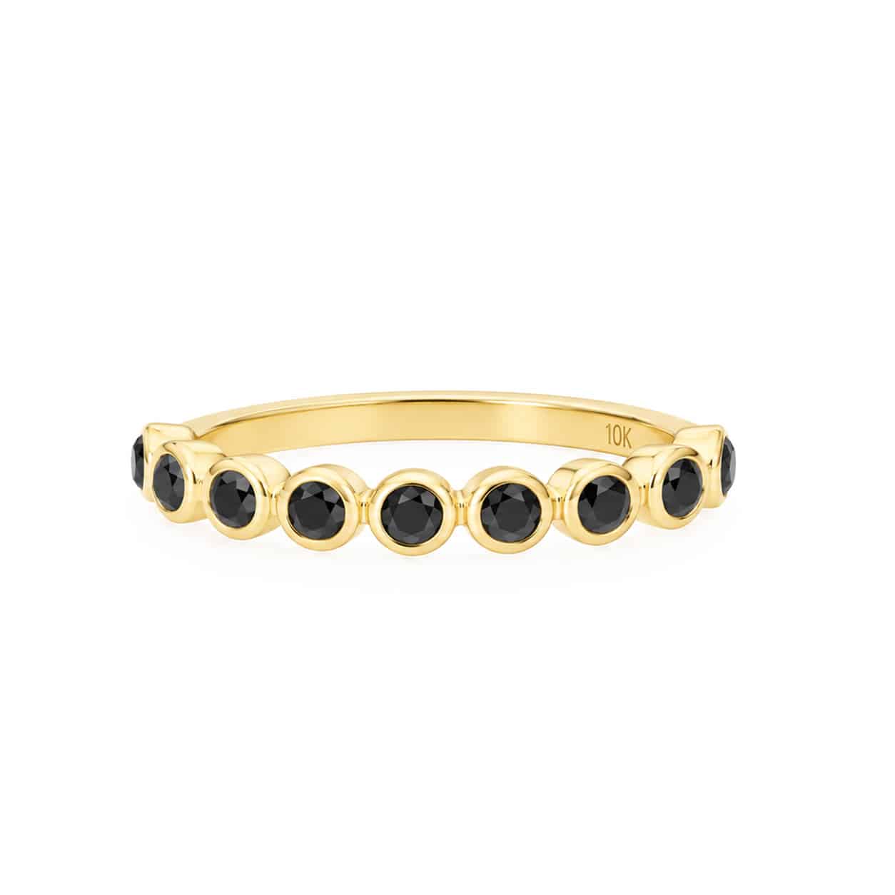 Schwarzer Diamant Gold Halb-Ewigkeit