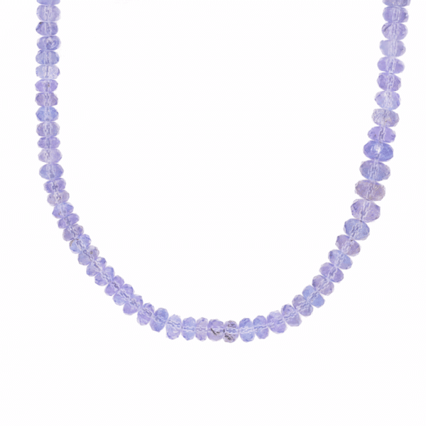 Tanzanite Beaded Necklace