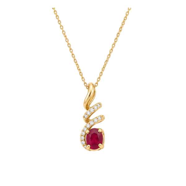 Mozambican Ruby Necklace