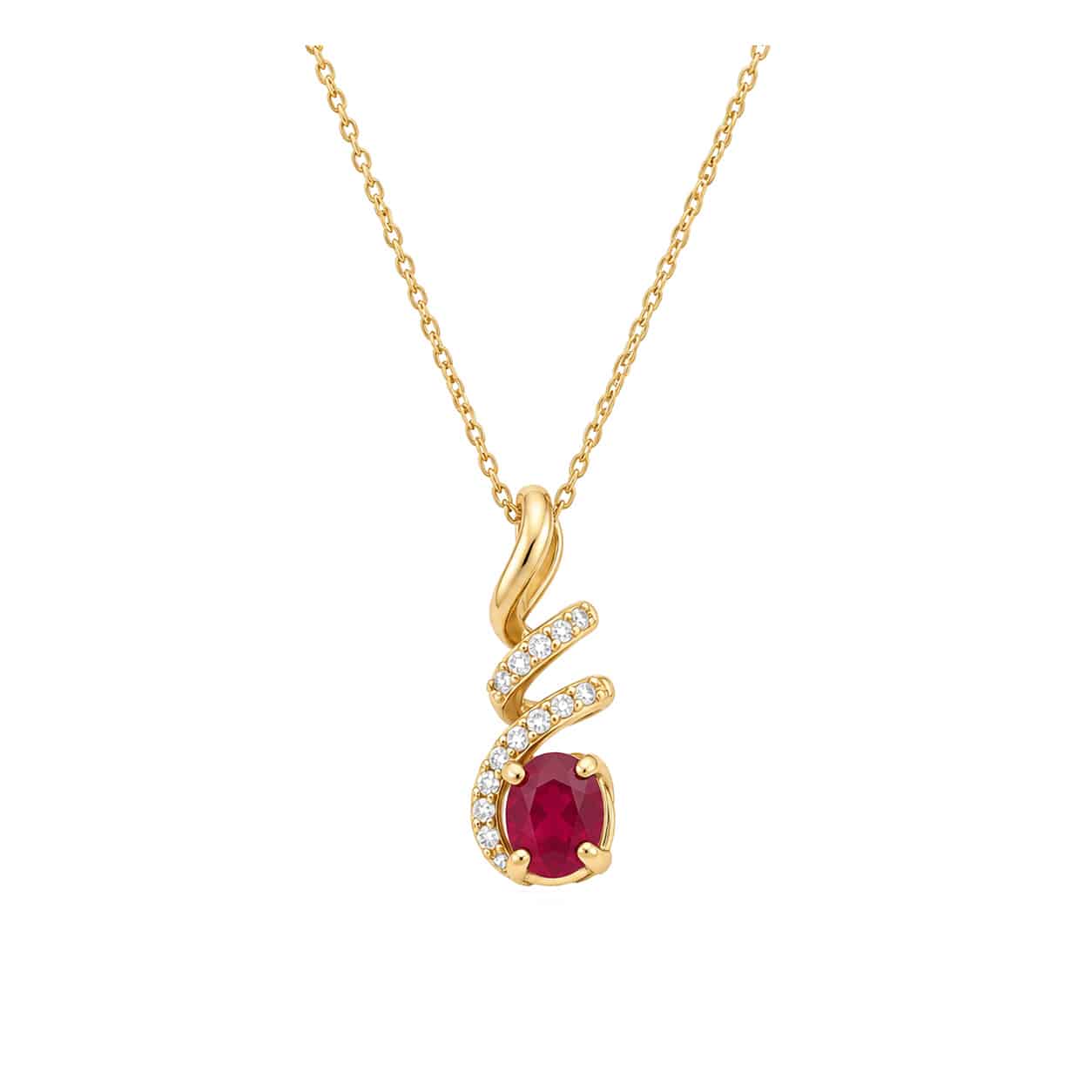 Mozambican Ruby Necklace