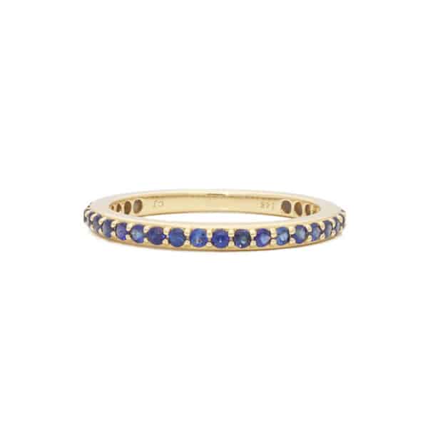 Blue Sapphire Eternity Ring