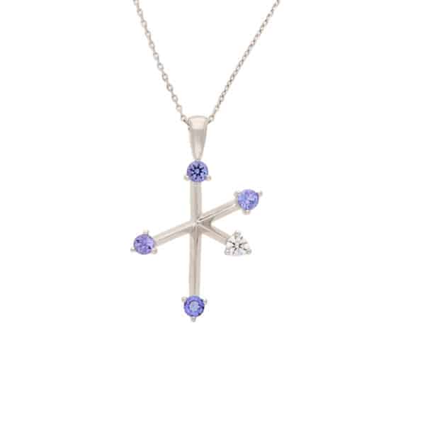 Tanzanite Southern Cross Pendant