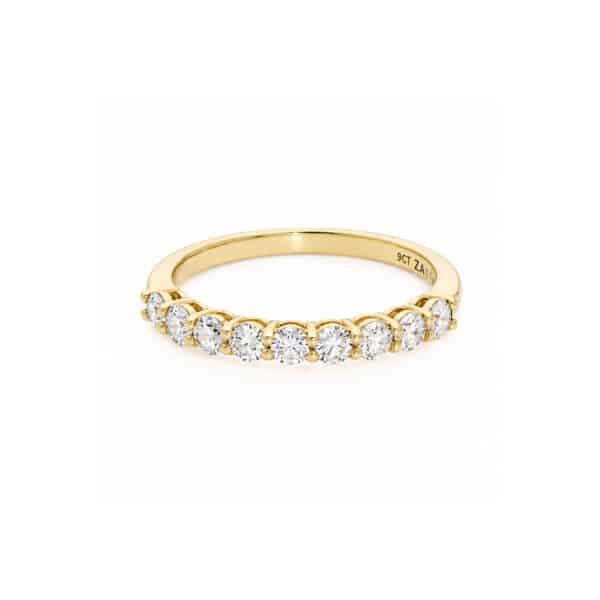 Lab-Grown Diamond 1/2 Eternity (Yellow Gold)