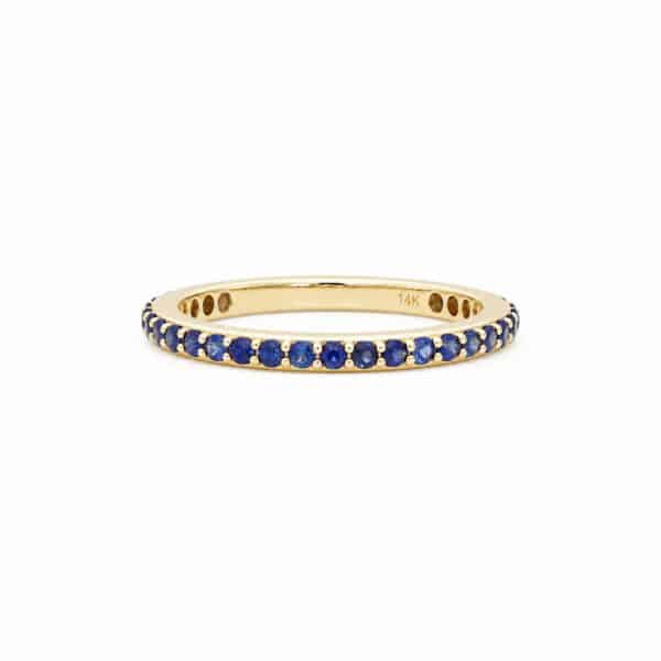 Blue Sapphire Eternity Ring