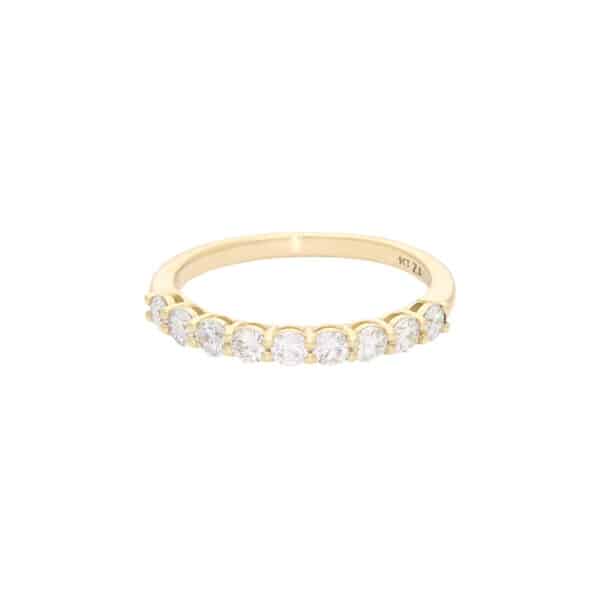 Lab-Grown Diamond 1/2 Eternity (Yellow Gold)