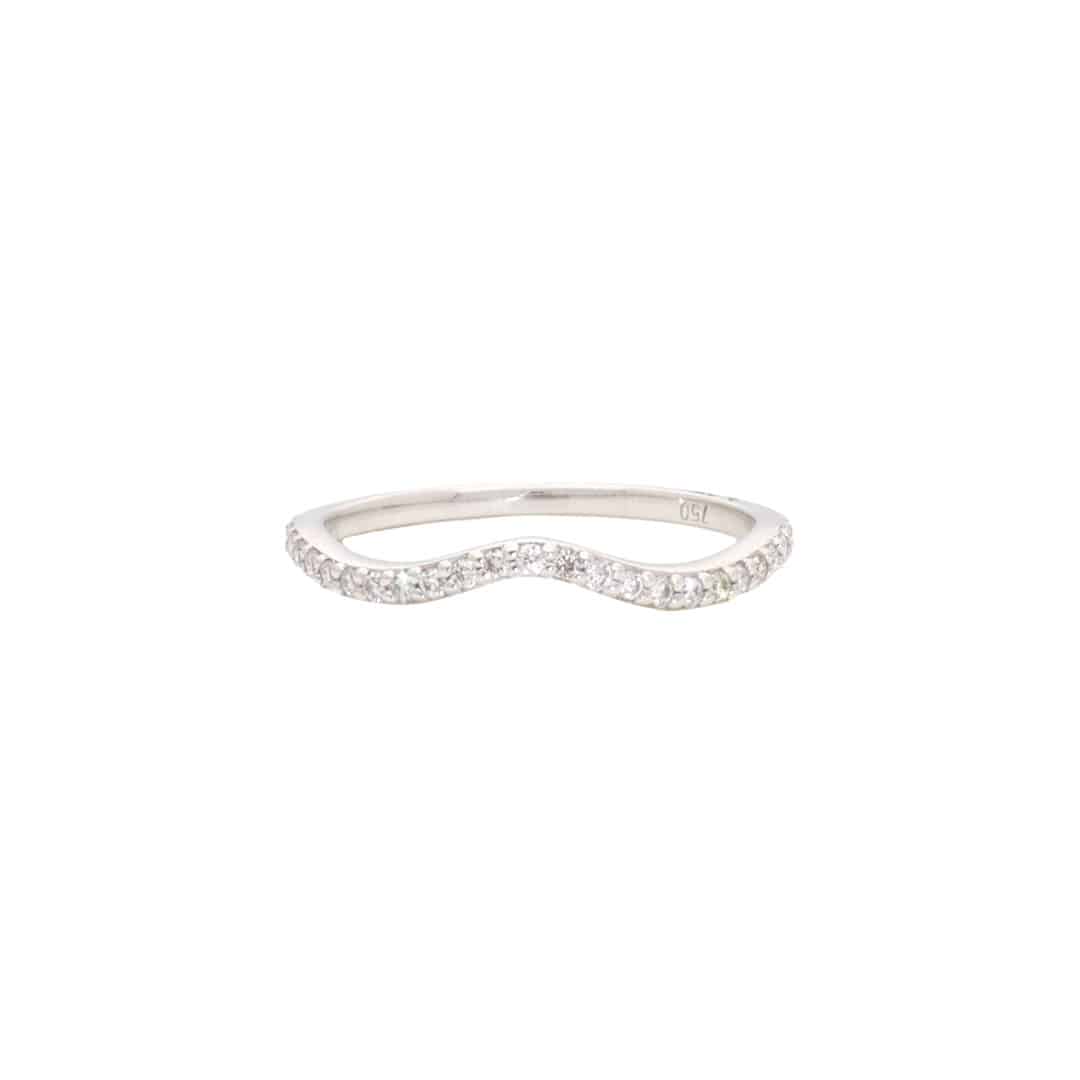Diamond Wishbone Ring