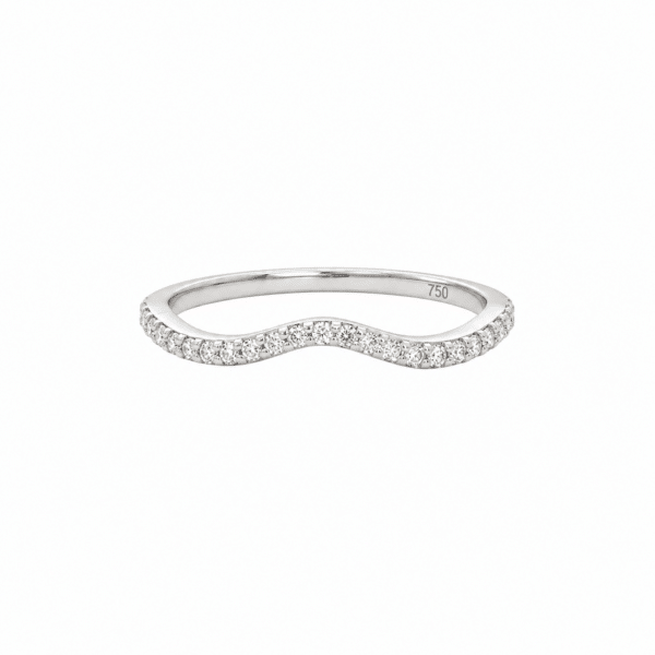 Diamant-Wishbone-Ring