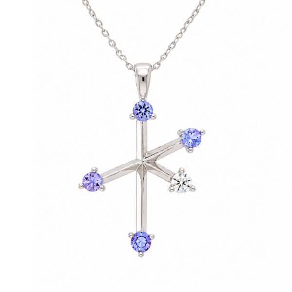 Tanzanite Southern Cross Pendant (Copy)
