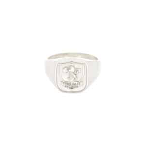 White Gold Signet Ring