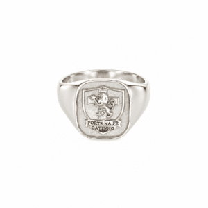 White Gold Signet Ring